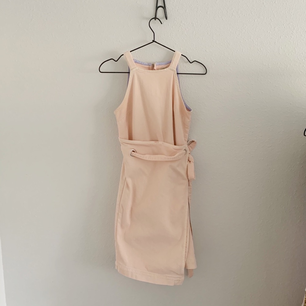 Pink Denim Dress
